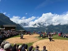 Swiss wrestling championship in Haldi, Kt Uri (taken yesterday) 