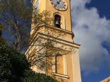 Church tower that can be seen from afar