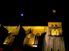 View of Sarlat Cathedral from our window 