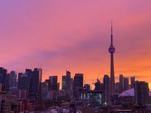 View from very large terrace.  
