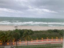 This was during a feeder band that came through a little while ago. The wind was howling and still is!