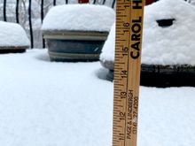 Supposed to get a few more inches overnight.