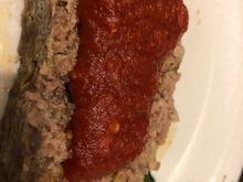 
Sorry it seems to be on its side, but it was pretty yummy.  AGM, you can see the consistency of the ketchup in this picture.  