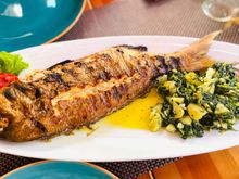 A whole fish at Pinetta! Probably my fav whole fish of the trip!