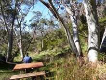 Waterfall picnic area