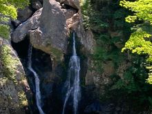 Bash Bish falls with just a trickle of water due to drought 