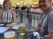 Testing. Sunday cribbage at the brewery. 