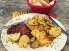 On the other hand, this was lunch at a rifugio somewhere on Alpe di Siusi.