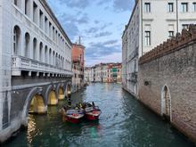Walking back to our hotel in the evening