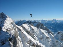 From the top of Der Dachstein, Ramsau am Dachstein, Austria.