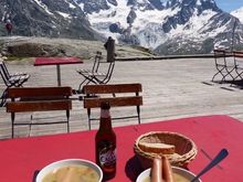 Food on the mountains....life doesn’t get any better than this.