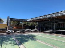 After some good morning birding, we had lunch at this rather forgettable BBQ joint, supposedly the best in town, but with almost no one there and nice outdoor seating on a beautiful day, it fit the bill.