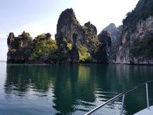 on the ferry to Koh Lanta
