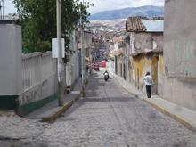 A street in Barrio Santa Ana.