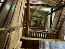Climbing the cathedral 