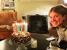 18th birthday tonight.  I am envious of her self motivation and am grateful for her friendship. We will miss her next year. 