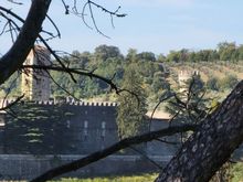 view from window Castel Monastero