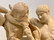 Scene from the east pediment of the Temple of Zeus: a centaur behaving badly