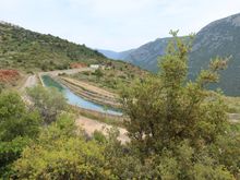 Aqueduct System along Hike (the water comes from the nearby springs and supplies drinking water to Delphi, Itea, the surrounding communities, and Athens)