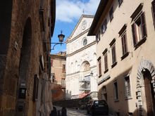 Chiesa di Sant'Agostino. The shadows sort of help give you a sense of the gradient