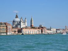 Santa Maria delle Salute church from canale della Giudecca