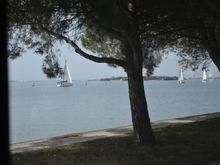 Malamocco lakeside promenade