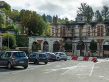 Figeac train station had a fire the year before. The result was a fair amount of travel connection chaos.