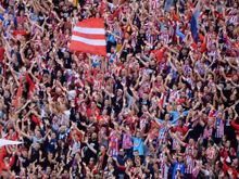 The hardcore fans behind the goal
