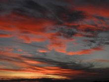 Sunset at End of the Chain of Craters Road