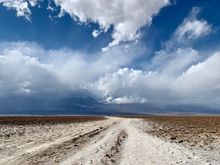 Badwater and the salt basin.