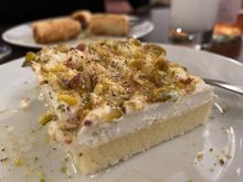 Knafeh and baklava @ La Levant