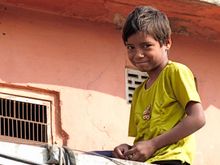 Such a cutie - loved his shy smile. 