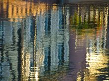 Colmar reflections next to market.