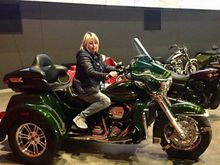 Eser is a natural bike rider, she proclaimed!