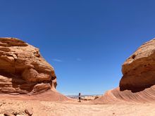 Hiking the Beehives trail 