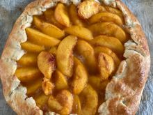 Peach galette 