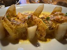 Smashingly great combination of white asparagus and crab....I would consider this a "must" if it remains on the menu...