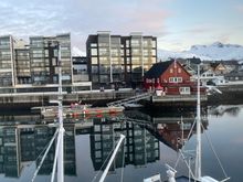 Beautiful reflection by the pier