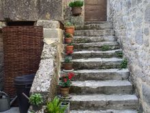 Stairs to my room at the inn