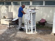 These artisans take precise measurements before making any cuts. Restoration is ongoing in the Sanctuary