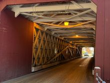 It was beautifully made and very sturdy. I walked through it. 