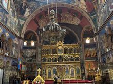 The magnificent interior of the Orthodox Church