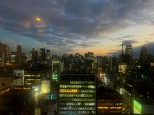 View of Tokyo from my brother’s hotel room