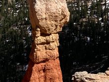 This hoodoo looks like a person