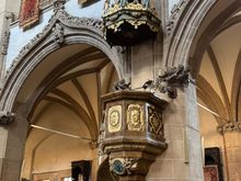 The pulpit in the Black Church