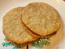 Dulce de leche sandwich cookies