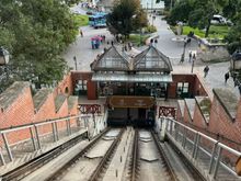 The funicular to Buda Castle