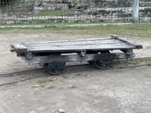 I don't know what this was used for but it's on tracks and runs up to the factory.