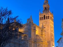 Giralda tower of the Seville Cathedral last night. I thought I posted this before but I guess not.