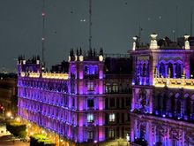 The Zocalo, all dressed up! 